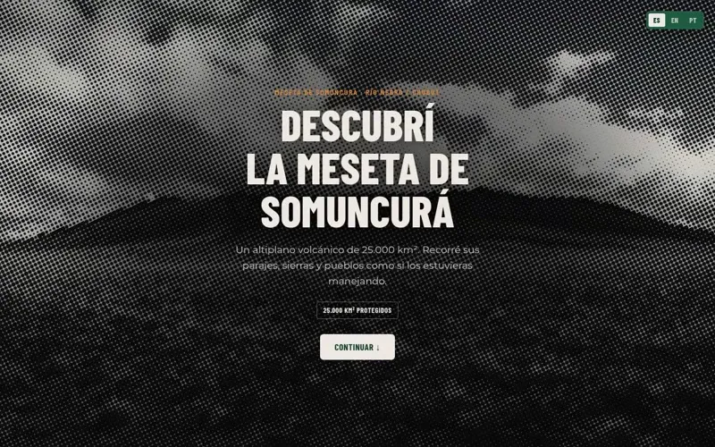 Encabezado del proyecto Meseta de Somuncurá — Guía Interactiva & Repositorio Geográfico